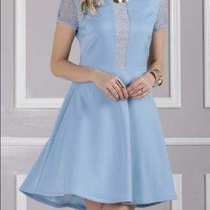Light blue mini dress
